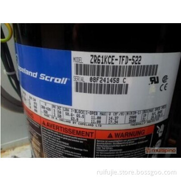 Copeland Hermetic Air Conditioning Refrigerant Scroll Compressor (ZR61KCE-TFD-522)